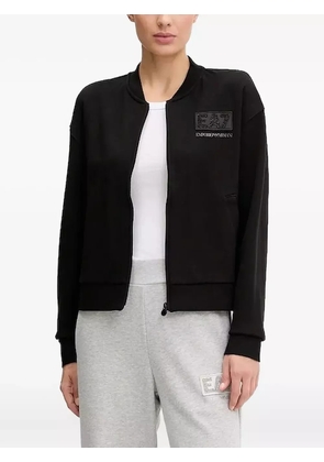 Ea7 Emporio Armani EA7-logo embellished sweatshirt - Black