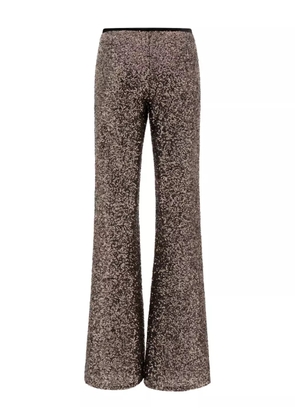F.It sequin trousers - Brown