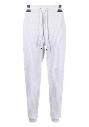 Brunello Cucinelli corduroy cotton track pants - Grey