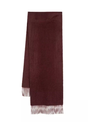 N.Peal woven cashmere scarf - Red