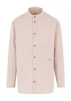 Diomene striped-pattern shirt - Neutrals