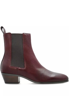 Odissì Ella pointed-toe Chelsea boots - Red