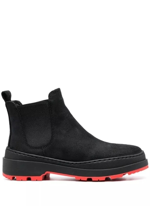 Camper contrast-sole ankle boots - Black