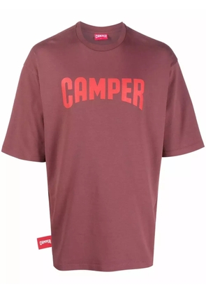 Camper logo-print short-sleeve T-shirt - Brown