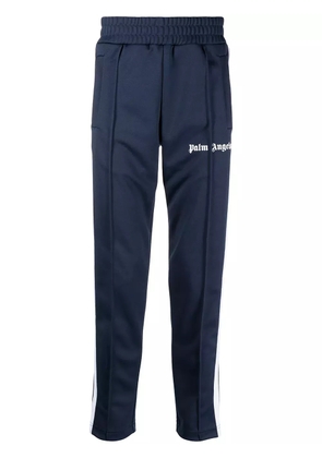 Palm Angels logo-print track pants - Blue