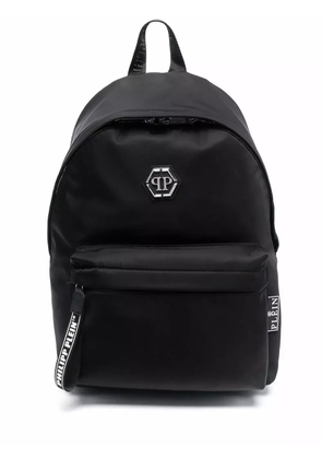 Philipp Plein hexagon logo backpack - Black