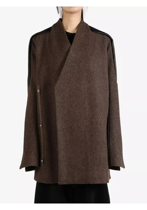 Rick Owens double-breasted jacket - Brown
