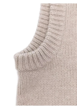 Lisa Yang cashmere balaclava - Neutrals