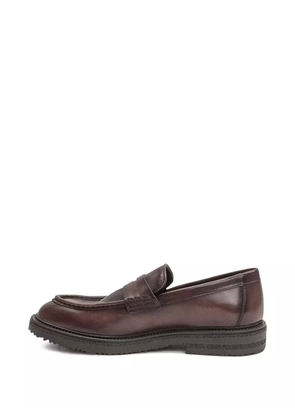 sturlini firenze penny leather loafers - Brown