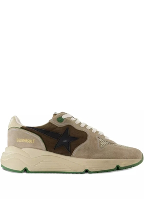 Golden Goose Running Sole logo-detail calfskin sneakers - Neutrals