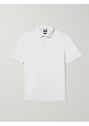 FAHERTY - Movement Pima Cotton-Blend Piqué Polo Shirt - Men - White - S