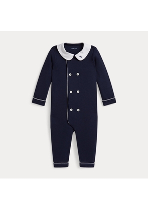 Cotton Double-Breasted Coverall