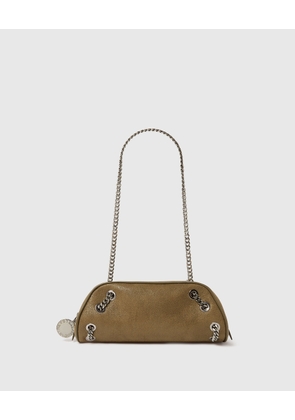 Stella McCartney - Falabella Bowling Shoulder Bag, Woman, Olive