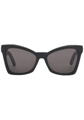 Balenciaga Grey Cat Eye Ladies Sunglasses BB0231S 001 57