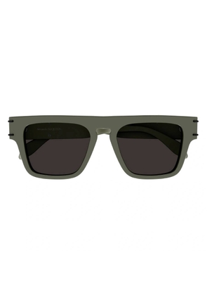 Alexander McQueen Grey Browline Mens Sunglasses AM0397S 005 52