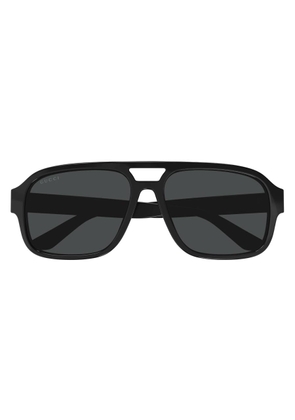 Gucci Smoke Navigator Mens Sunglasses GG1342S 001 59