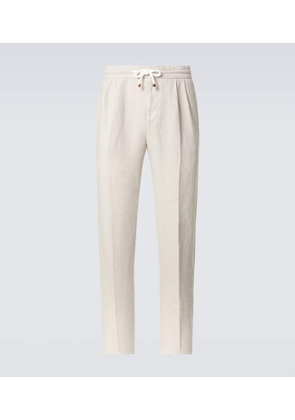 Brunello Cucinelli Linen straight pants