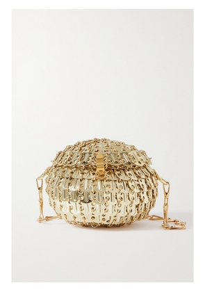 RABANNE - 1969 Chainmail Shoulder Bag - Gold - One size