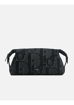 OBILIQUE JACQUARD TOILETRY BAG