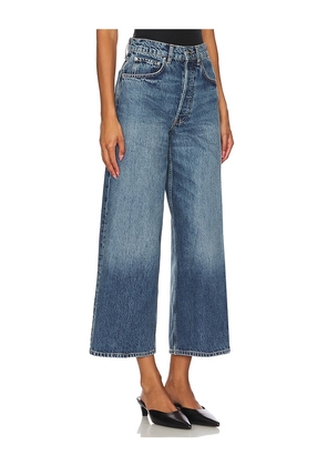 ANINE BING Rick Wide Leg Jeans in Denim-Medium. Size 26. Also in 27, 31.