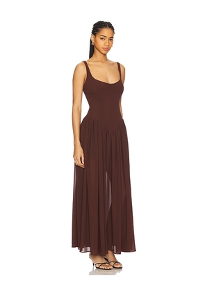 Bardot Briann Maxi Dress in Brown. Size 12. Also in 10, 6.