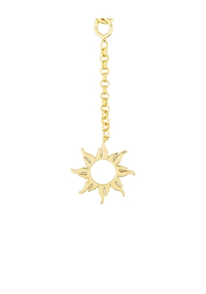 EMMA PILLS X Leslie Amon Aftersun Necklace in Metallic Gold.
