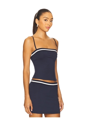 SNDYS x REVOLVE Varsity Top in Navy. Size L. Also in M, S, XL, XS, XXL, XXS.