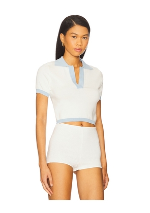 SNDYS x REVOLVE Rayleigh Top in White. Size L. Also in M, S, XL, XS, XXL.