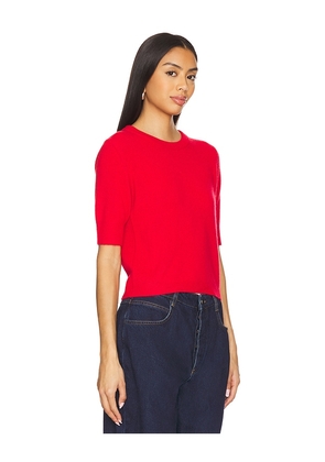 W. Cashmere Celina Pullover in Red. Size M. Also in S.