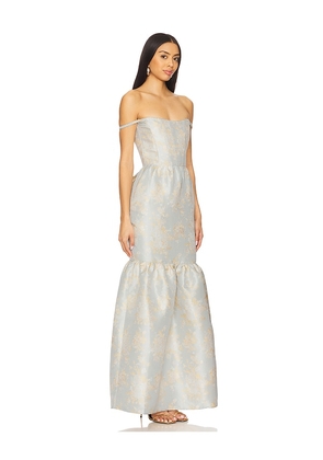 V. Chapman Cherie Gown in Baby Blue. Size 12. Also in 0, 10, 2, 4, 6.
