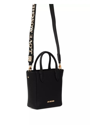 Love Moschino jewel-embellished top-handle bag - Black