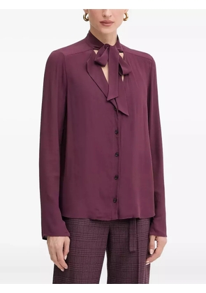 Patrizia Pepe bow-neck blouse - Red