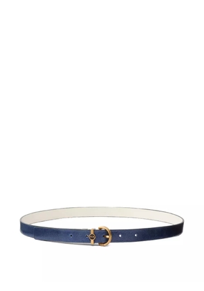 PINKO leather buckle belt - Blue