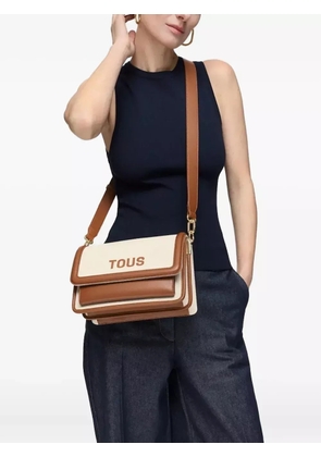TOUS Audree leather-trimmed shoulder bag - Neutrals