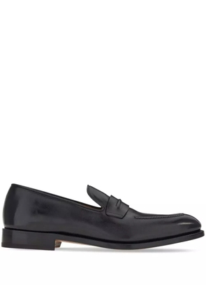 Ferragamo slip-on leather penny loafers - Black
