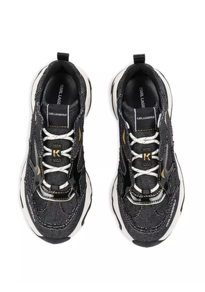 Karl Lagerfeld Blaze Strike denim-panelled sneakers - Blue