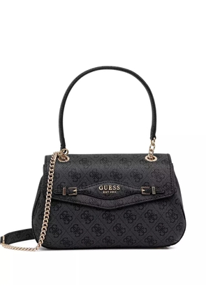 GUESS USA logo-pattern shoulder bag - Black