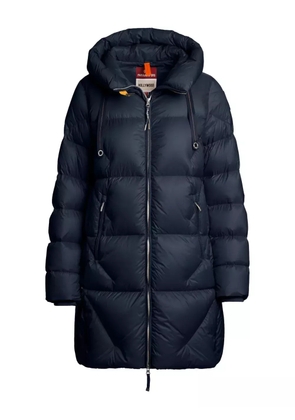Parajumpers Janet hooded quilted puffer coat - Blue