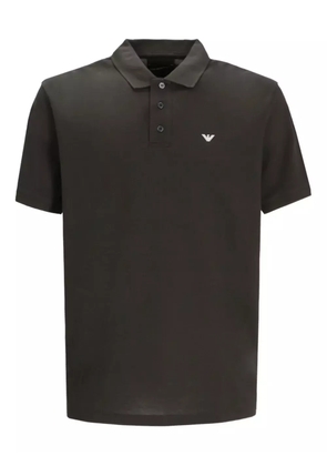 Emporio Armani eagle-logo polo shirt - Green