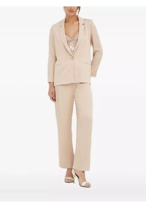 Sisley notched single-button blazer - Neutrals