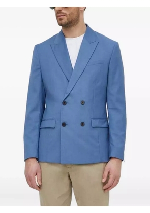Sisley double-breasted blazer - Blue