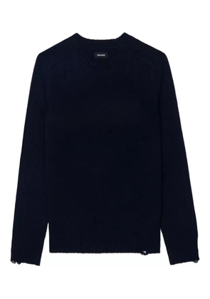 Zadig&Voltaire distressed sweater - Blue