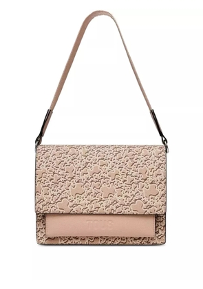 TOUS medium Audree bear-logo shoulder bag - Pink