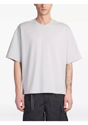Alpha Industries logo-embossed cotton t-shirt - Grey
