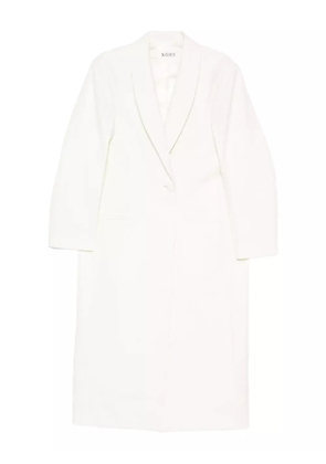 Róhe button-fastening coat - White