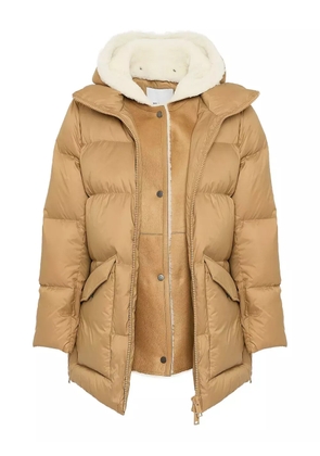 Yves Salomon down jacket - Brown