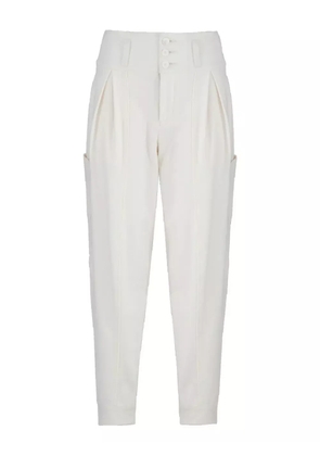 High Hot Shot pleated pocket trousers - White