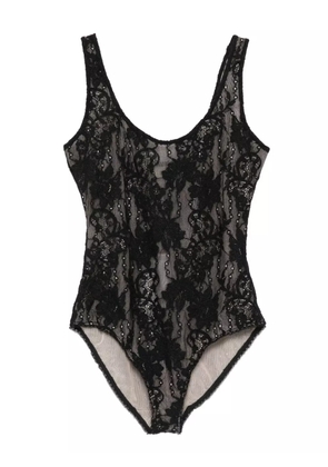 ZIMMERMANN floral-lace bodysuit - Black