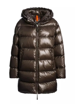 Parajumpers hooded quilted coat - Brown