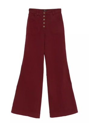 ETRO button-fly wide-leg jeans - Red